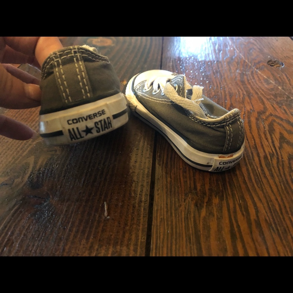 Baby 4c gray converse